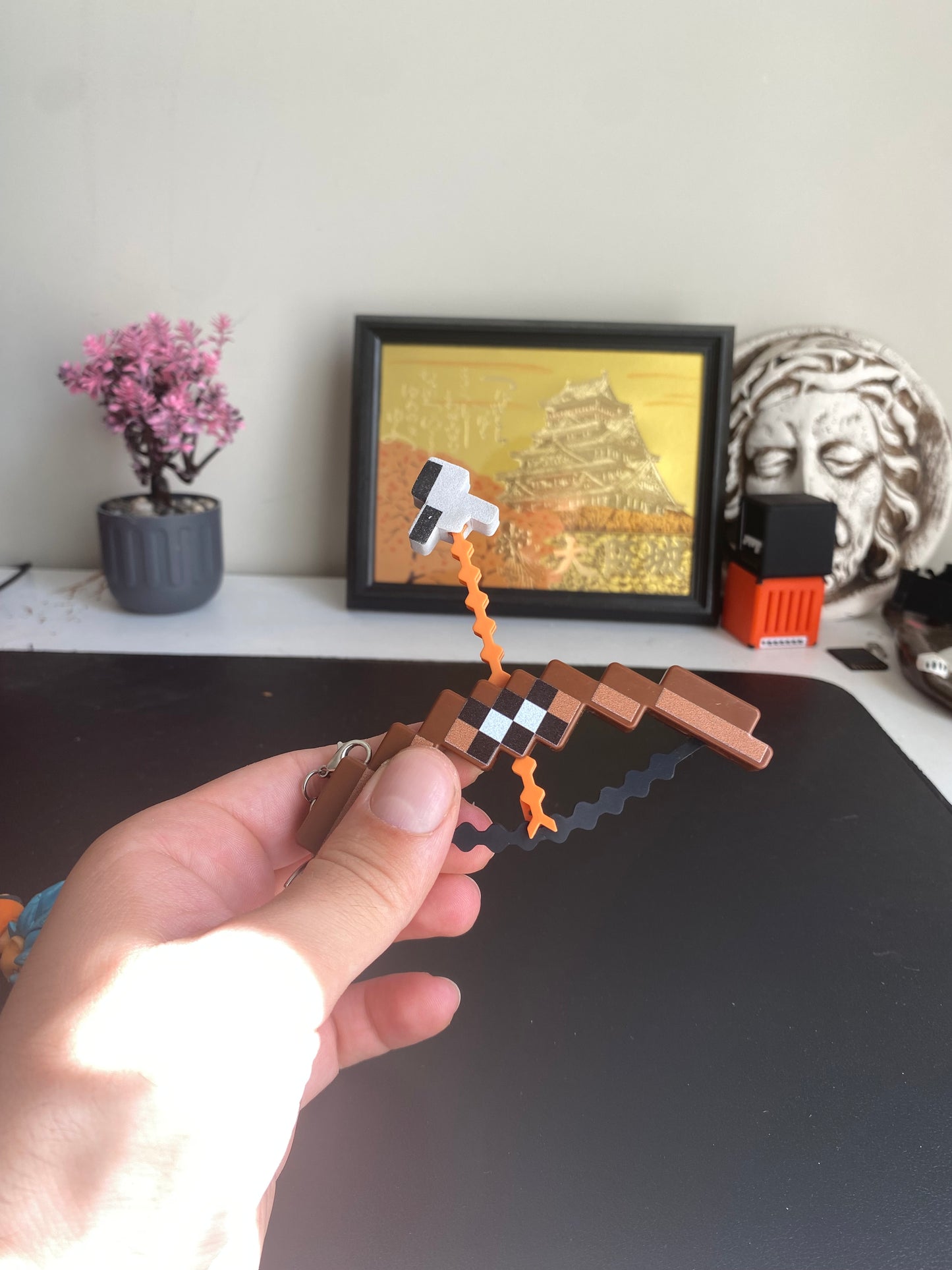 Minecraft Bow + Arrow Keychains