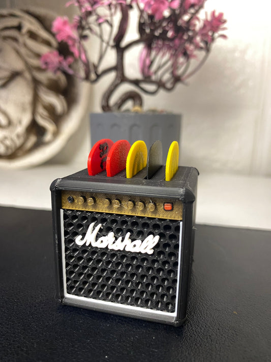 Mini Guitar Amp Pick Holder