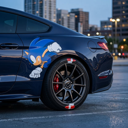 Sonic Inspired Car Sticker Set