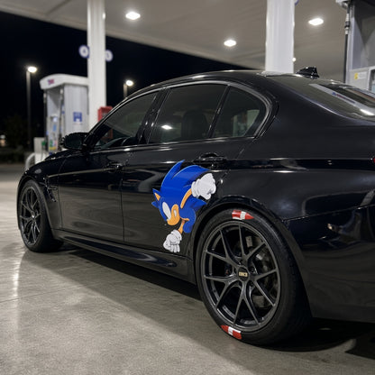 Sonic Inspired Car Sticker Set